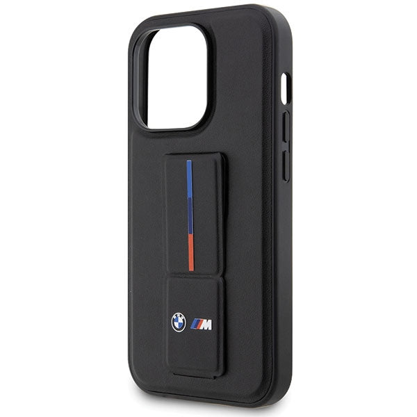 BMW Grip Stand Hot Stamp iPhone 14 Pro Case - Black