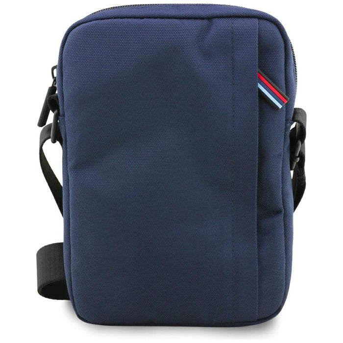 BMW Nylon Pockets &amp; Metal Logo 8" Tablet Bag - Navy Blue