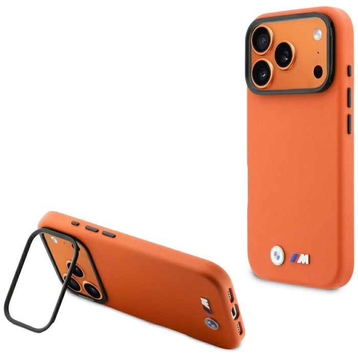 BMW M Metal Logo MagSafe Case for iPhone 17 Pro Max - Orange