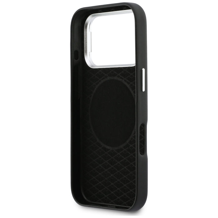 BMW M Sign Metal Logo MagSafe Case for iPhone 17 Pro - Black