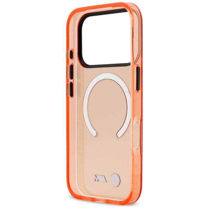 BMW M IML Metal Logos MagSafe Case for iPhone 17 Pro Max - Pro Orange