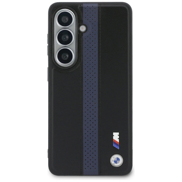 BMW Perforated Stripe Logo MagSafe Case for Samsung Galaxy S26 - Blue