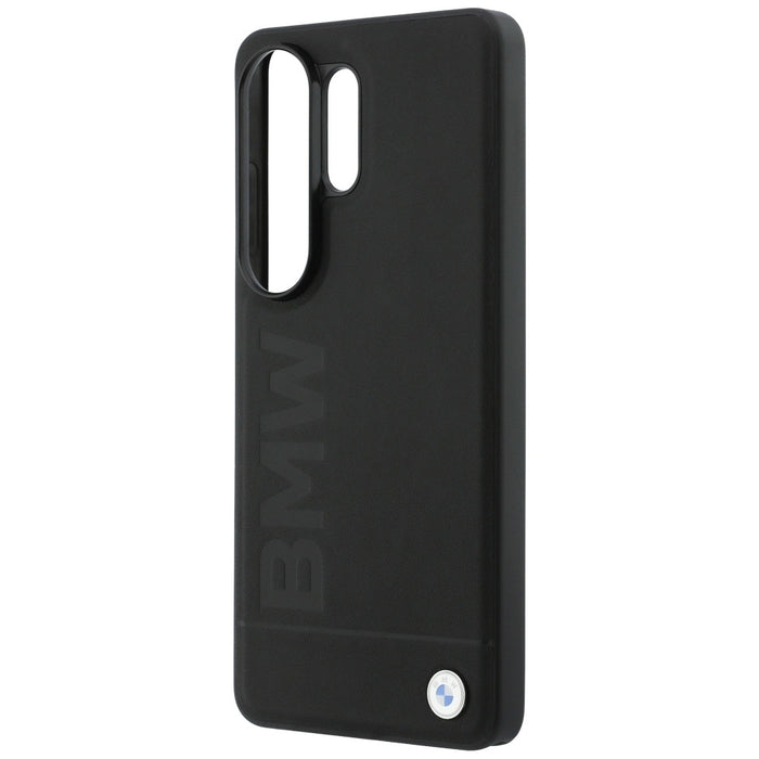 BMW Leather Hot Stamp MagSafe Case for Samsung Galaxy S26 Ultra - Black