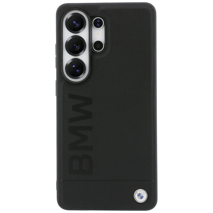 BMW Leather Hot Stamp MagSafe Case for Samsung Galaxy S26 Ultra - Black