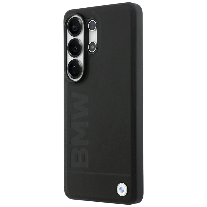 BMW Leather Hot Stamp MagSafe Case for Samsung Galaxy S26 Ultra - Black