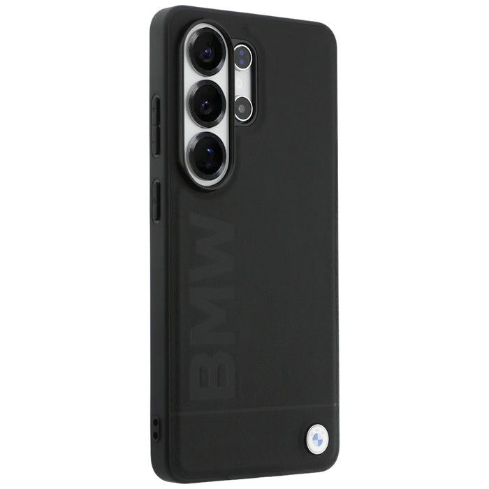 BMW Leather Hot Stamp MagSafe Case for Samsung Galaxy S26 Ultra - Black
