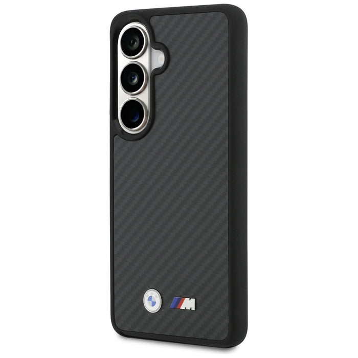 BMW M Kevlar Logo MagSafe Case for Samsung Galaxy S26 - Black