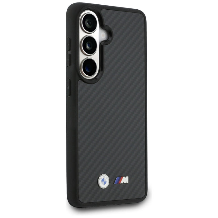 BMW M Kevlar Logo MagSafe Case for Samsung Galaxy S26 - Black