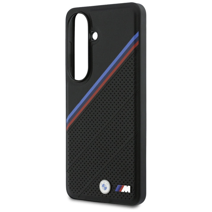 BMW Tricolor Metal Logo MagSafe Case for Samsung Galaxy S26 - Black