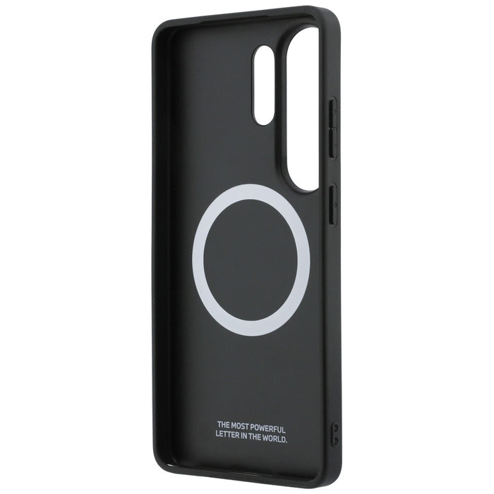 BMW Tricolor Metal Logo MagSafe Case for Samsung Galaxy S26 Ultra - Gray