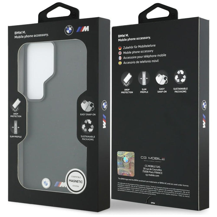 BMW M Metal Logo MagSafe Case for Samsung Galaxy S26 Ultra - Black