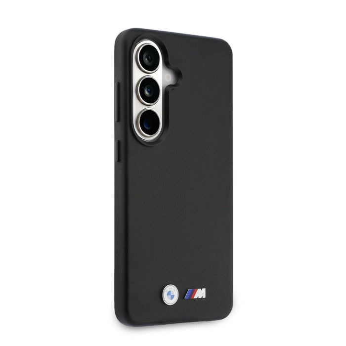 BMW M Metal Logo MagSafe Case for Samsung Galaxy S26+ - Black