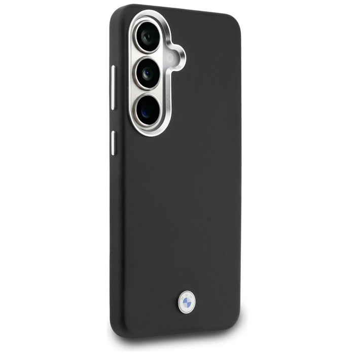 BMW Sign Metal Logo MagSafe Case for Samsung Galaxy S26+ - Black
