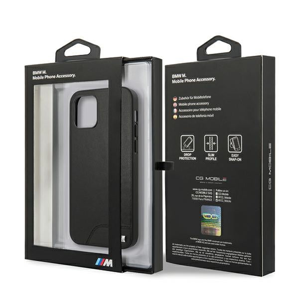 BMW M Collection Smooth PU Case for iPhone 12 mini - Black