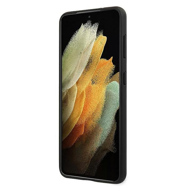 BMW Signature Logo Imprint Case for Samsung Galaxy S21+ - Black