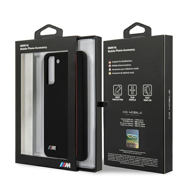 BMW Silicone Stripes M Collection Case for Samsung Galaxy S21+ - Black