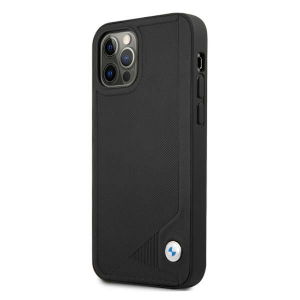 BMW Leather Deboss Case for iPhone 12 Pro Max - Black