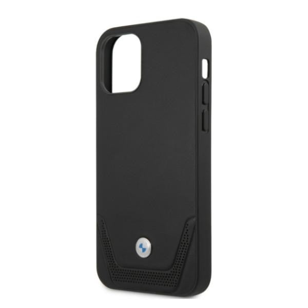 BMW Leather Perforate Case for iPhone 12 Pro Max - Black