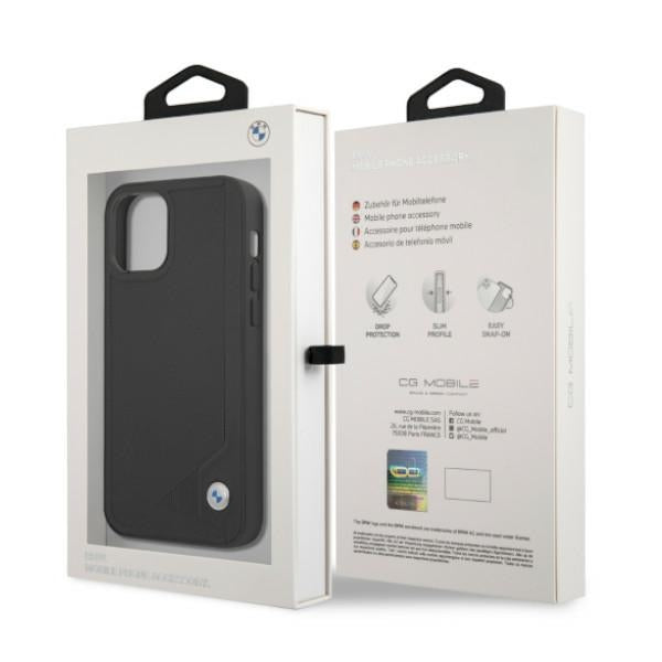 BMW Leather Deboss Case for iPhone 12 / iPhone 12 Pro - Black