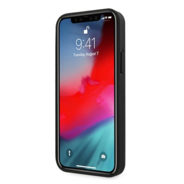 BMW Leather Curve Perforate Case for iPhone 12 / iPhone 12 Pro - Red