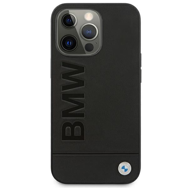 BMW Signature Logo Imprint Case for iPhone 13 Pro Max - Black