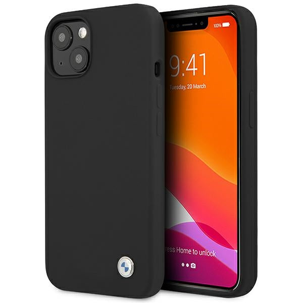 BMW Silicone Signature Case for iPhone 13 - Black