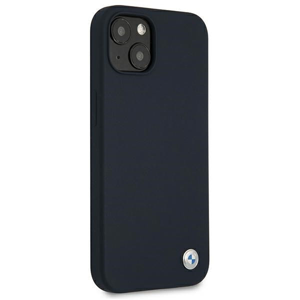 BMW Silicone Signature Case for iPhone 13 mini - Navy Blue