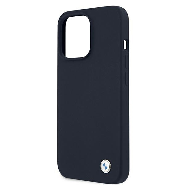 BMW Silicone Signature Case for iPhone 13 Pro Max 6.7" - Navy Blue