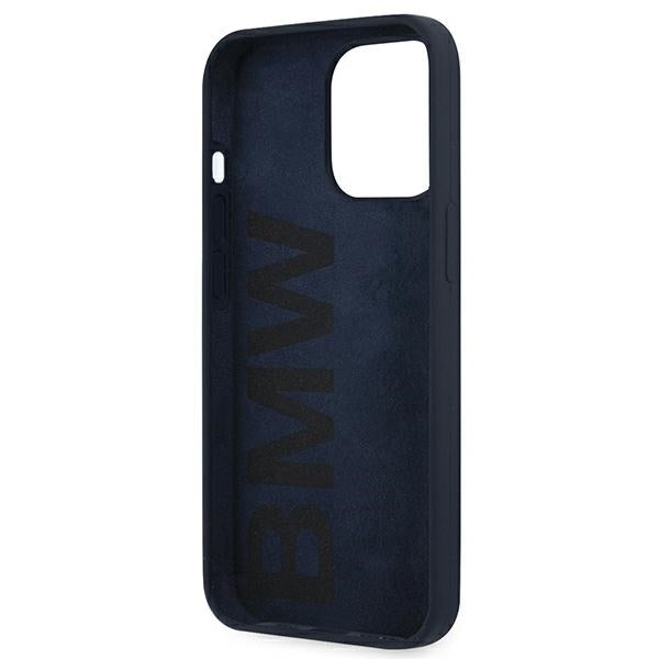 BMW Silicone Signature Case for iPhone 13 Pro Max 6.7&quot; - Navy Blue