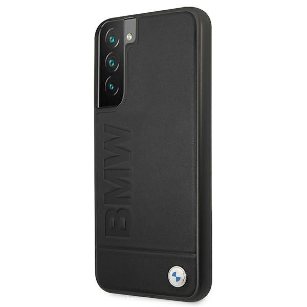 BMW Signature Logo Imprint Case for Samsung Galaxy S22+ - Black