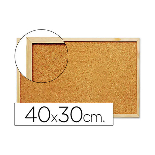 Board Q-Connect Cork Brown (40 x 30 cm) - Декорация и Осветление<<<Дом Градина<<<BigBuy&&&Други артикули за
