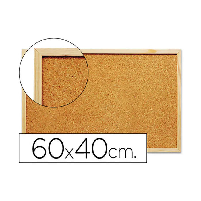Board Q-Connect Cork Brown (60 x 40 cm) - Декорация и Осветление<<<Дом Градина<<<BigBuy&&&Други артикули за