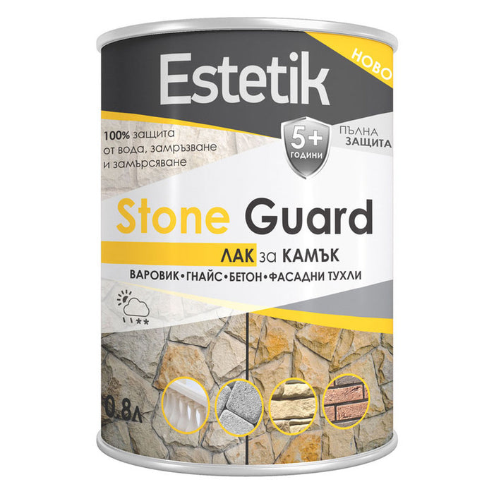 PROTECTIVE VARNISH FOR STONE GUARD 5+ ESTETIK 0.8 L BOCHEMIT