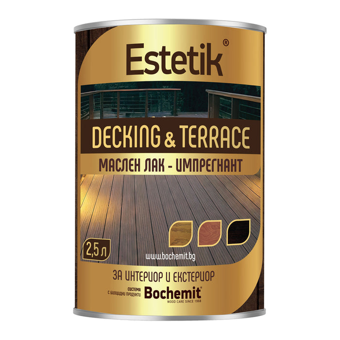 OIL LACQUER IMPREGNANT TEAK 2.5 L BOCHEMIT ESTETIK
