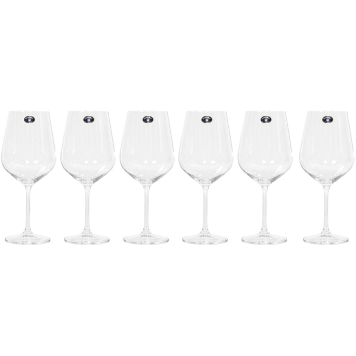 GLASS FOR RED WINE 580 ML 6PCS STRIX BOHEMIA