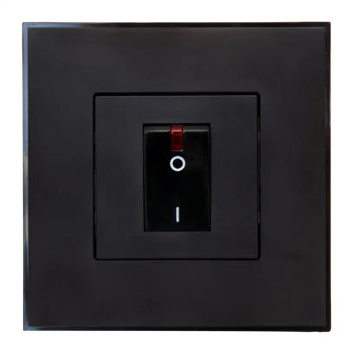 BOILER SWITCH WITH FRAME 32A BLACK BTICINO CLASSIA - Електроапаратура и