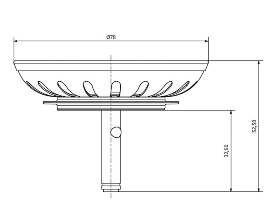 STAINLESS STEEL PROPELLER STRAINER Φ110MM