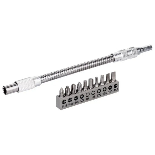 BOSCH 11 PIECE FLEXIBLE EXTENSION BIT SET 200 mm - Битове и накрайници<<<Консумативи за