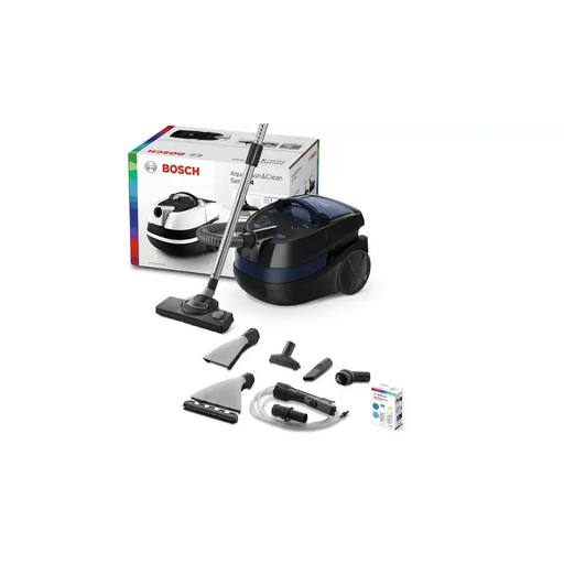 Bosch BWD41700 Series 4 3in1 Vacuum cleaner for wet and dry cleaning 1700 W motor 3.5 l bag PureAir hygiene filter Blue