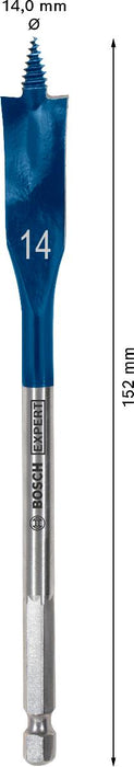 BOSCH EXP FLAT WOOD DRILL BIT 14 MM