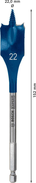 BOSCH EXP FLAT WOOD DRILL BIT 22 MM