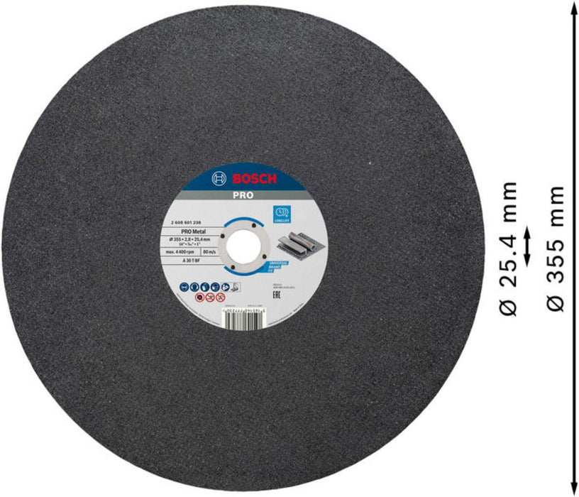 METAL DISC Ф355X3.0MM BOSCH