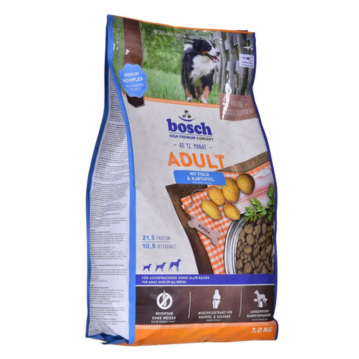 BOSCH Fish & Potato - dry dog food - 3 kg - Dry foodDLP-KAS<<<For the dogDLP<<<ActionPL&&&Dry foodDLP-KAS<<<For
