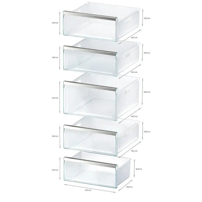 Bosch GSN58AWEV SER6 FS upright freezer NoFrost D 191/70/65cm 366l 39dB(C) IC 5 drawers (1 BigBox) 3 shelfs handle