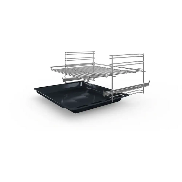 Bosch HBF153EB0 SER2 3D HotAir EcoClean Direct 66 l Telescopic guides on 1 level LED display with sinking buttons