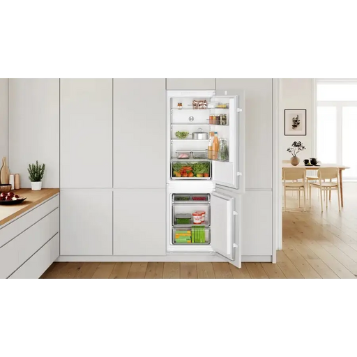 Bosch KIV86NSE0 SER2 BI fridge-freezer LowFrost E 177,2 x 54.1 cm 267l(183 + 84) 35dB Eco Airflow BigBox sliding hinge
