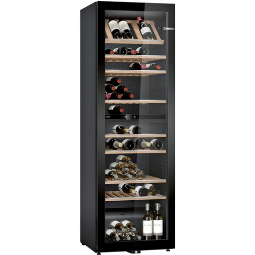 Bosch KWK36ABGA SER6 Wine display case with glass door G 186 x 60 x 61 cm Number of shelves - 10 Capacity for bottles