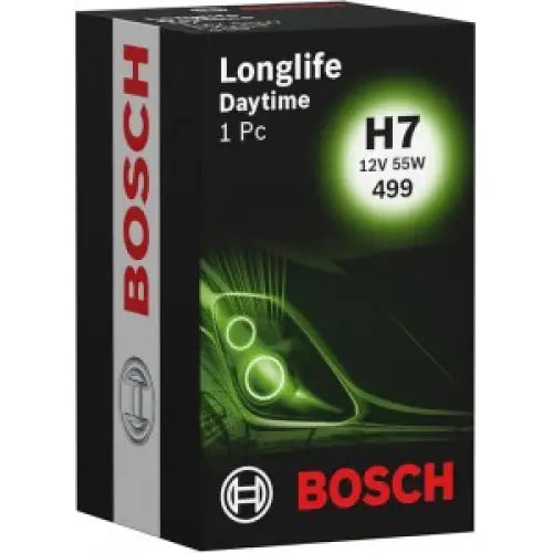 BOSCH LONGLIFE DAYTIME H7 4000K 55W 12V CARTON BOX 1 PCS - АВТОАКСЕСОАРИ<<<MaxCar&&&КРУШКИ И СВЕТЛИНИ<<<MaxCar