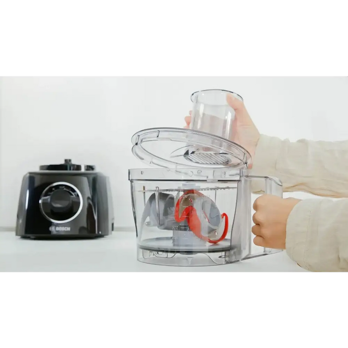 Bosch MCM3201B Kitchen machine MultiTalent 3 800 W BPA-free plastic bowl 2.3 l Double-sided stainless steel disc