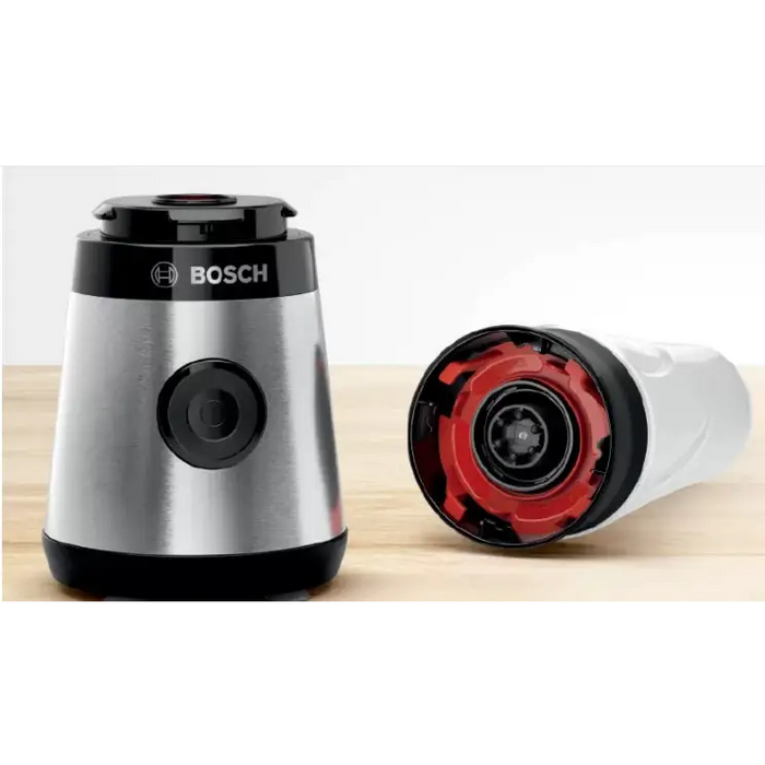 Bosch MMB2111M Blender VitaPower Series 2 0,6 L 450 W ToGo bottle from Tritan Stainless steel - Кухненски уреди<<<BOSCH